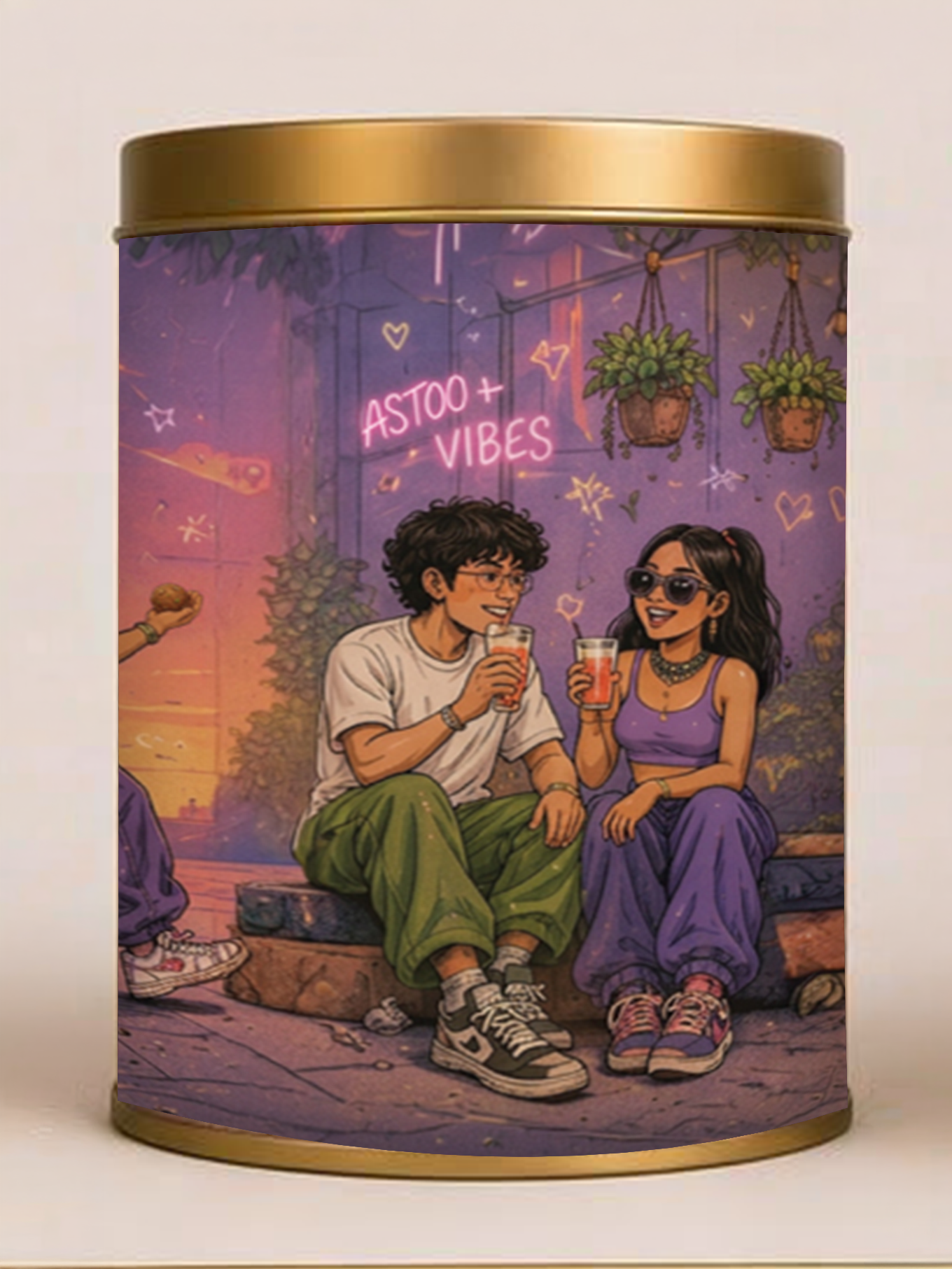 The Duo tin — Astoo + Vibes